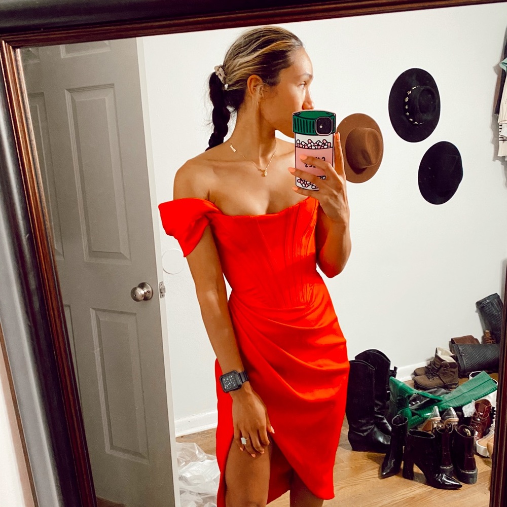 House of CB Loretta red dress